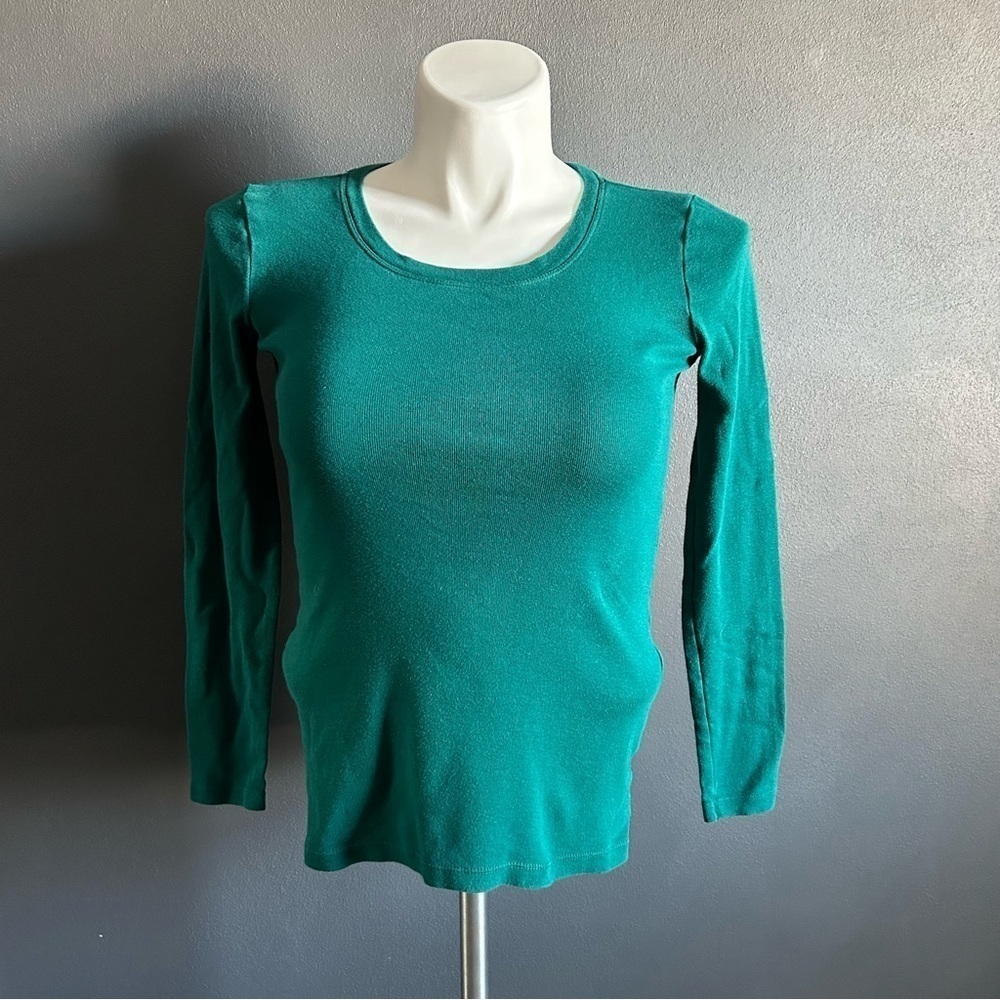 Gap Women’s Teal Super Soft Long Sleeve Top